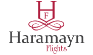 Haramayn Flights logo in this image